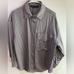 Zara oversized button down